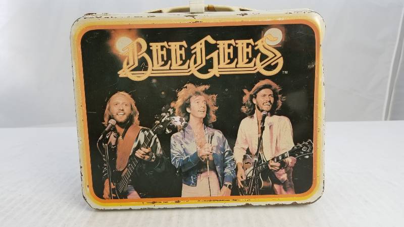 lot 3838 image: 1978 Bee Gees Robin Gibb Vintage Metal Lunch Box
