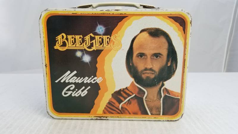 lot 3842 image: 1978 Bee Gees Maurice Gibb Vintage Metal Lunch Box