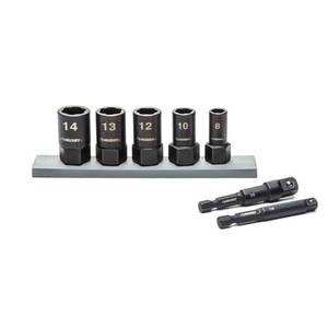 lot 10042 image: Husky Metric Dual Direction Extraction Socket Set (7-Piece)