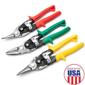 lot 10062 image: Wiss 3-Piece MetalMaster Compound Action Aviation Snip Set