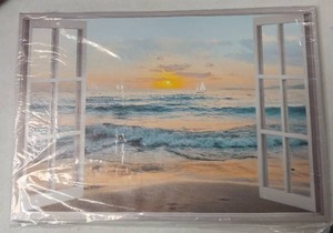 lot 10082 image: Open Window Canvas 12 in X 16 in