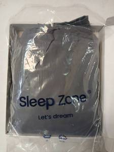 lot 10083 image: Sleep Zone Bed Skirt Anti-Static Fade Resistant Queen Grey