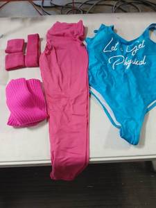 lot 10113 image: Miaiulia Womens 80s Workout Outfit Small