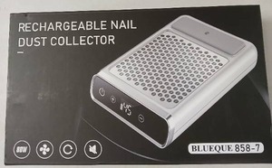 lot 10127 image: Blue Blueque Rechargeable Nail Dust Collector