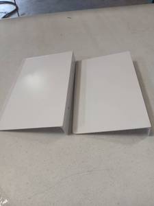 lot 10132 image: Floating Shelf White 8 In 2 Pk