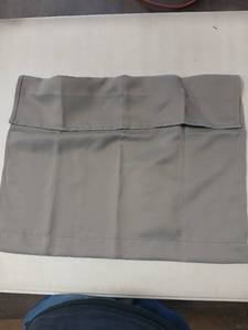 lot 10144 image: French Door Curtain 24 In X 18 In Gray