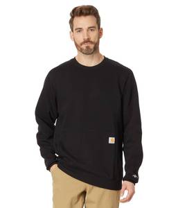 lot 10183 image: Carhartt Mens Force Relaxed Fit Lightweight Crewneck Sweatshirt, Black XL