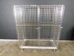 Metro Lockable Security Rolling Cage On Casters
