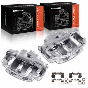 lot 8758 image: A-Premium Disc Brake Caliper Assembly with Bracket Compatible with Select Nissan Models - Frontier 1998-2004, Pickup 1995-1997, D21 1992-1994, L4 2.4L, V6 3.0L3.3L - Front Driver and Passenger Side - Retail $121.99