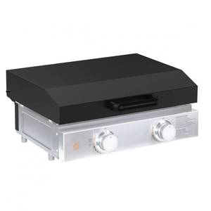 lot 8838 image: Stanbroil Hard Cover Hood 5011 Griddle Hood for Blackstone 22 Inches Table Top Griddle with Rear Grease, Black