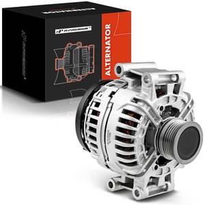 lot 8869 image: A-Premium Alternator Compatible with Audi A4 A4 Quattro 09-12, A5 10-13, A5 Quattro 10-12, S4 10, Q5 11-12, 2.0L 3.0L, 140Amp 12V 6-Groove Pulley Clockwise, Replace# 06H-903-016, 06H-903-016LX - Retail $178.08
