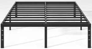 lot 8900 image: NEW JETO Metal Bed Frame-Simple and Atmospheric Metal Platform Bed Frame, Storage Space Under The Bed Heavy Duty Frame Bed, Sturdy Queen Size Bed Frame, Suitable for Bedroom, Queen