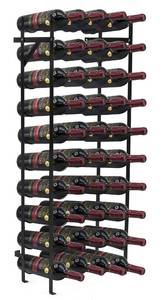 lot 8917 image: Sorbus Wine Rack Freestanding Floor - Wine Bottle Holder Holds 40 Bottles of Wine - 40 Bottle Capacity Wine Storage for Any Bar, Wine Cellar, Kitchen, Dining Room