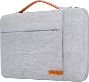 lot 8946 image: Lacdo 360° Protective Laptop Sleeve Case for 15 inch New MacBook Air M3 A3114 M2 A2941 2024-2023, 15 inch MacBook Pro A1990 A1707, Dell XPS 15 Plus 2022-2020 Computer Bag, Water-Resistant, Gray