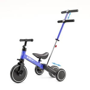 lot 8956 image: XJD 7 in 1 Toddler Bike with Push Handle,Tricycles for 1 to 3 Years Old, Toddler Tricycle with Push Handle for Boy Girl, Baby Balance Bike with Adjustable Seat Height and Removable Pedal (Blue) - Retail $78.39