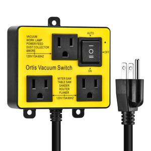 lot 8970 image: Automatic Vacuum Switch, Ortis Vacuum Switch for More Power Tools, Delay Vacuum OnOff to Prevent Circuit Overload and Tripping, Keep Your Workplace Cleaner, Better for Your Lung