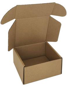 lot 19571 image: CH-BOX 50 Pack 4x4x2 Small Shipping Boxes, Corrugated Cardboard Mailers for Business, Kraft (CM442K)