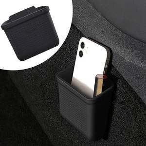 lot 20299 image: EVFITUS for Tesla Model 3 Model Y Accessories Center Console Organizer Tray Storage Box Cell Phone Pocket Silicone Hook Bag Sunglasses Holder Coin Case for Flocking