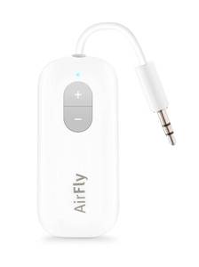 lot 20300 image: Twelve South AirFly SE Bluetooth Wireless Audio Transmitter Receiver for AirPods or Wireless Headphones - Use with Any 3.5 mm Audio Jack for Airplanes, Gym Equipment, TVs, iPadTablets and Auto