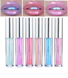 lot 20337 image: COOSA Glitter Liquid Lipsticks Set 6 color Diamond Shimmer Metallic Lipstick Waterproof Long Lasting Makeup Kit Face Eye Glow Shimmer Shinning Lip Gloss Set