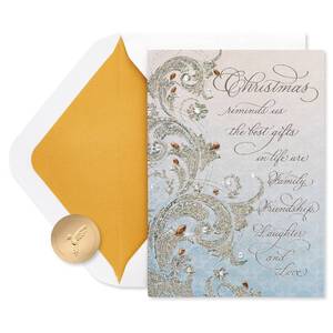 lot 20343 image: Papyrus Christmas Card (Cherish and Remember)