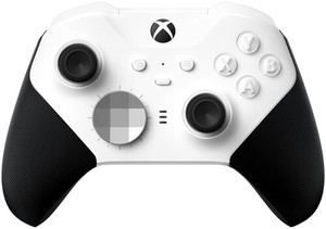 lot 9986 image: Microsoft - Elite Series 2 Core Wireless Controller for Xbox Series X, Xbox Series S, Xbox One, and Windows PCs - White - Retail $159.99