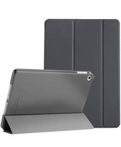 lot 10075 image: ProCase Smart Case for iPad Air 2 2014, Ultra Slim Lightweight Stand Protective Case Shell with Translucent Frosted Back Cover for iPad Air 2nd (A1566 A1567) -Grey