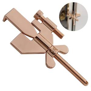 lot 10079 image: Fosdonge Upgraded Portable Door Lock, Hotel Door Locks for Travelers, Door Lock Security Door Stoppers Security, for Travel Apartment Self Defense (Rose Gold)