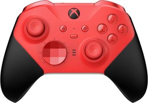 lot 9458 image: Microsoft - Elite Series 2 Core Wireless Controller for Xbox Series X, Xbox Series S, Xbox One, and Windows PCs - Red&nbsp