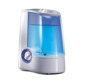 lot 9633 image: Vicks Warm Mist Humidifier Small to Large Room for Baby, Kids and Adults, 1 Gallon Tank