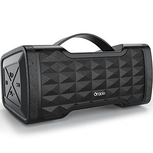 lot 9646 image: Oraolo Bluetooth Speaker, Loud Upgrade 40W Wireless Portable Large Speaker Stereo Sound, IPX6 Waterproof, Support USBAUX Input, Built-in Mic for Home Party Outdoor