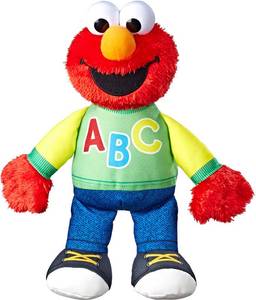 lot 9688 image: Sesame Street Playskool Street Singing ABC��s Elmo , Red