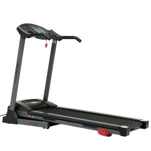 lot 9951 image: Sunny Health & Fitness Foldable Electric Smart Treadmill with Adjustable Incline and Bluetooth Connectivity - SF-T722901 - Retail $368.51