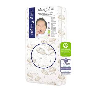 lot 9499 image: Dream On Me Twilight 5�� 88 Coil Inner Spring Crib And Toddler Mattress, Greenguard Gold Certified, 10 Year Limited Warranty, Waterproof Vinyl Cover, Made In The U.S.A, Support And Comfort
