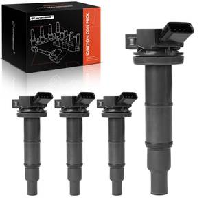 lot 9662 image: A-Premium Set of 4 Ignition Coil Pack Compatible with Toyota Corolla 2009-2010, Camry 2002-2011, RAV4 2001-2008, Highlander 2001-2007 & Pontiac Vibe 2009-2010 - 2.0L, 2.4L