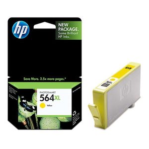 lot 9224 image: HP - 564XL High-Yield Ink Cartridge - Yellow