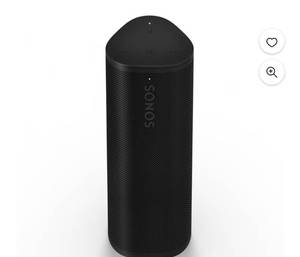 lot 9228 image: Sonos Roam 2 Portable Waterproof Bluetooth Speaker (Black) - Retail $179