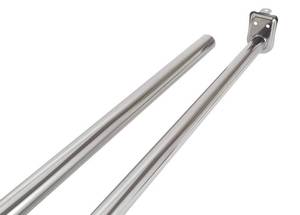 lot 9235 image: Adjustable Closet Rod, Steel 40 Inch to 72 Inch, Polished Chrome �� Design House, 206052