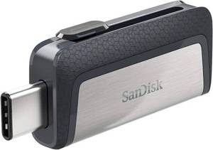 lot 9652 image: SanDisk 256GB Ultra Dual Drive USB Type-C - USB-C, USB 3.1 - SDDDC2-256G-G46,Black