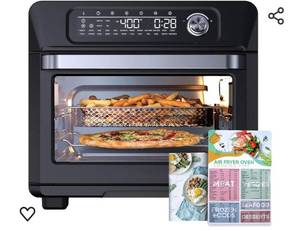 lot 9241 image: Air Fryer Toaster Oven, SWIPESMITH 24-in-1 Convection Air fryer, 26-QT XL Capacity, Digital Countertop Oven with 100 Recipes, Accessories, Touch Control, 1700W