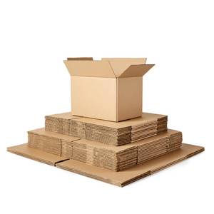 lot 9997 image: Amazon Basics Cardboard Moving Boxes in Small, Medium and Large Sizes (Assorted), Brown
