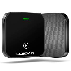 lot 10056 image: LOBOAIR Wireless CarPlay Adapter, 2024 Automatic CarPlay Adapter Converts Wired to Wireless Fits Cars from 2015, iOS 10,Black