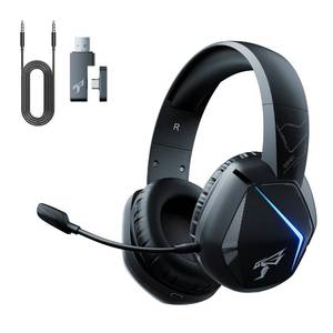 lot 10110 image: SOMIC GS401PRO Wireless Gaming Headset with Microphone, Bluetooth 5.2 Wireless Headphone Low Latency with 45Hrs Battery, Stereo Sound for PC, PS4, PS5, Switch, Smartphone (For Xbox only work in wired)