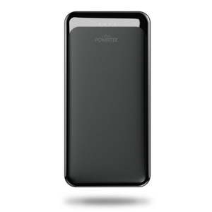 lot 9245 image: Liquipel Powertek 20 000 mAh Portable Charger Power Bank Fast Charging Dual USB Output Battery Pack for iPhone iPad Galaxy Android Pixel and Tablet (Black)