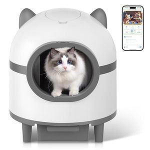 lot 9257 image: Amztoy Smart Cat Litter Box Model M1&nbsp