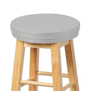 lot 9491 image: Shinnwa Stool Cushion Round Padded Bar Stool Cover Textured Foam Barstool Seat Covers with Elastic Band and Non-Slip Bottom (12 inches, Beige)