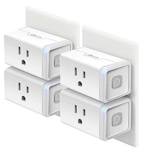 lot 9495 image: Kasa Smart Plug HS103P4, Smart Home Wi-Fi Outlet Works with Alexa, Echo, Google Home & IFTTT, No Hub Required, Remote Control, 15 Amp, UL Certified, 3-Pack, White