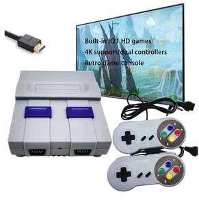 lot 9932 image: Retro Game Console Super Classic Mini Video Game Console with Built-in 821 HD Gaming TV Plug and Play Video Game System