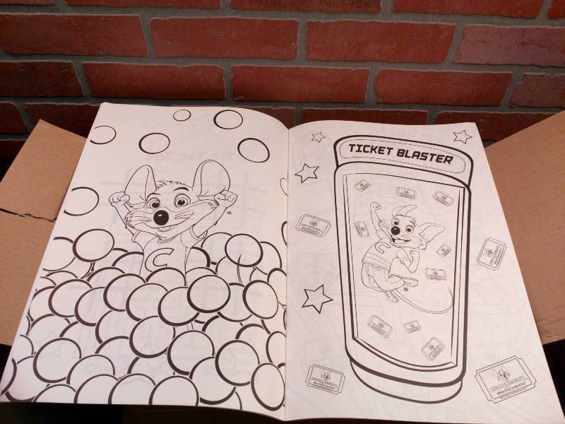 coloring pages of chuck e cheese