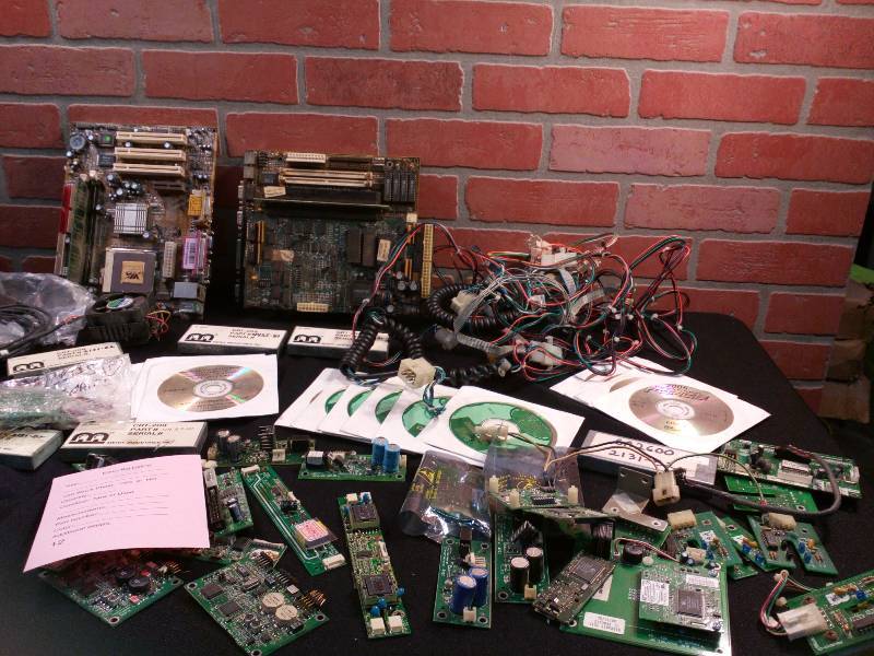 lot 12 image: Large LOT of Electronic Computer Boards (for Megatouch, Greyhound, Williams Arcade Games and More)